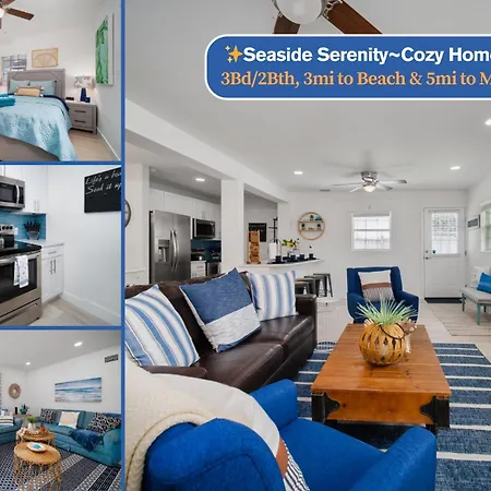 Summer Spot! Seaside Serenity Cozy Home Mayo & Beach